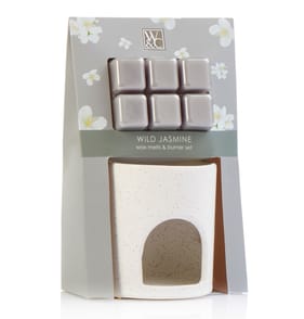 Wickford & Co Wax Melts & Burner Set - Wild Jasmine