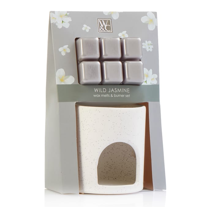 Wickford & Co Wax Melts & Burner Set - Wild Jasmine