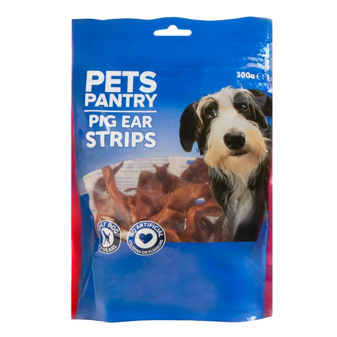 Pets Pantry Pig Ear Strips 300g
