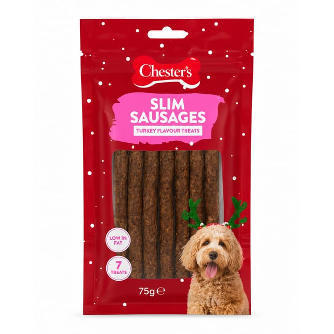 Chester's Slim Sausages 75g - Turkey    