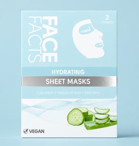 Face Facts Hydrating Sheets Mask 2 Pack