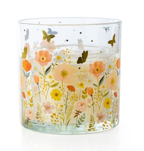 Wickford & Co Large LED Light Up Candle - Meadow Bouquet