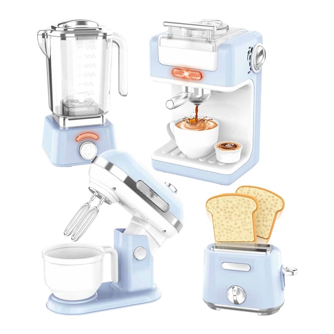 Let's Play 4 In 1 Toy Kitchen Appliance Set