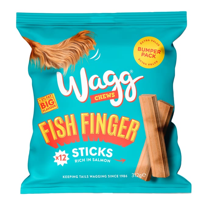 Wagg Chews Fish Finger Sticks 312g
