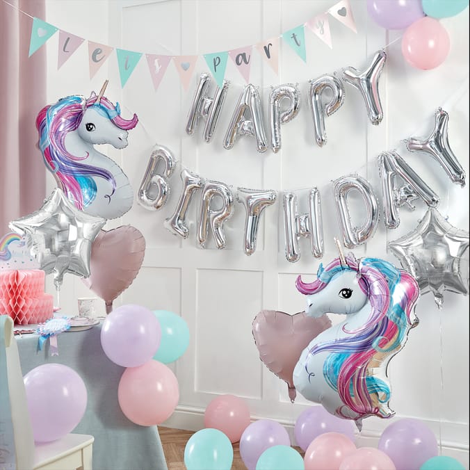 Let's Party Unicorn Party Balloon Set