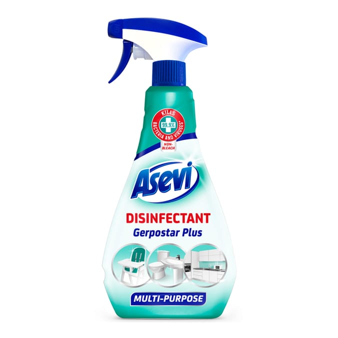 Asevi Multi Purpose Disinfectant Cleaning Spray 750ml - Gerpostar Plus