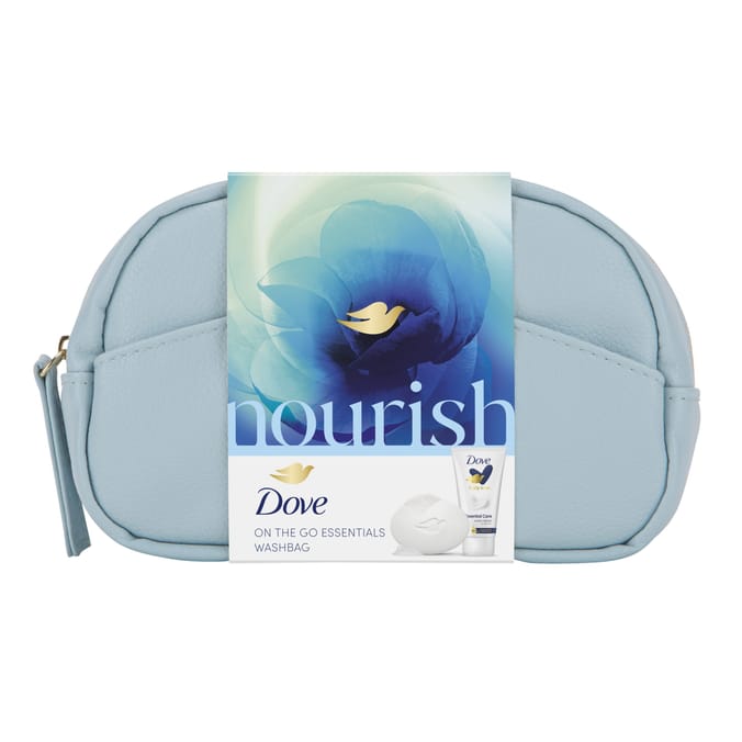 Dove Nourish Duo Gift Set - On-the-Go Essentials Washbag