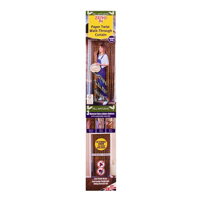 Zero In Paper Twist Walk-Through Curtain