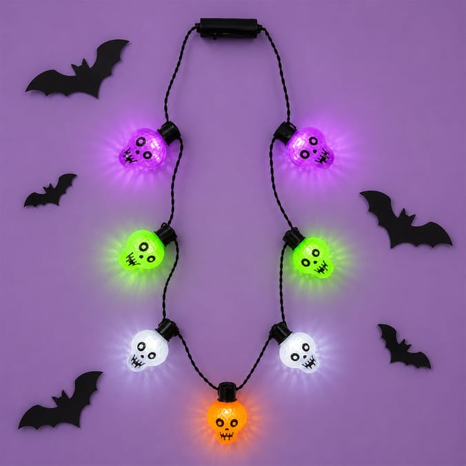 Hallow Scream Light Up Necklace