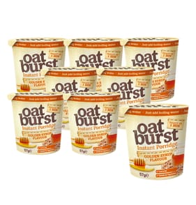 Oat Burst Instant Porridge Snack Golden Syrup 57g x8