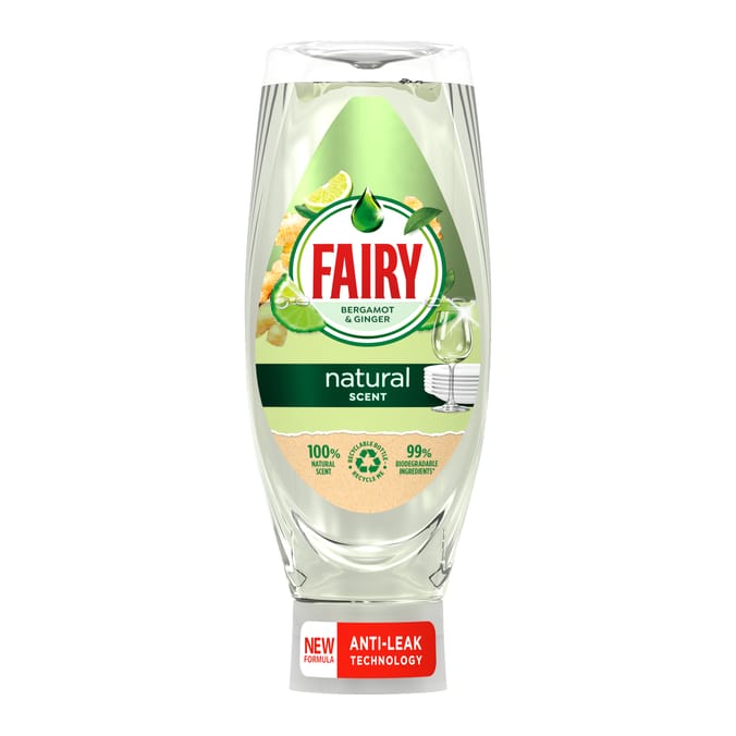 Fairy Washing Up Liquid Bergamot & Ginger 640ml