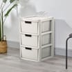 Utility 3 Drawer Storage Tower