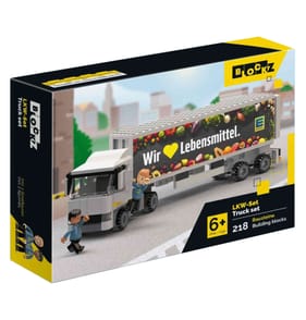 Blockz Truck Set 218 Pieces - Edeka