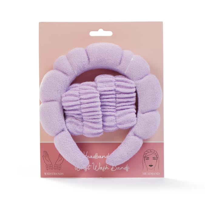 Headband and Wrist Wash Bands