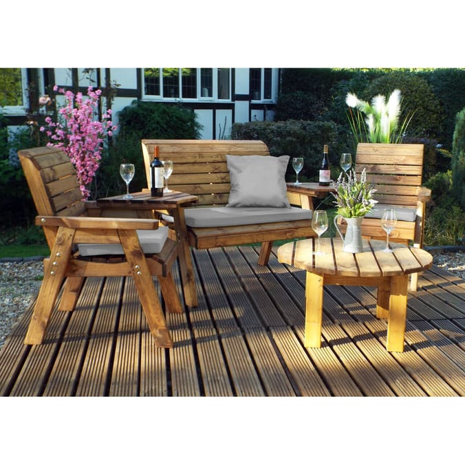 Charles Taylor 4 Seat Round Coffee Table Set