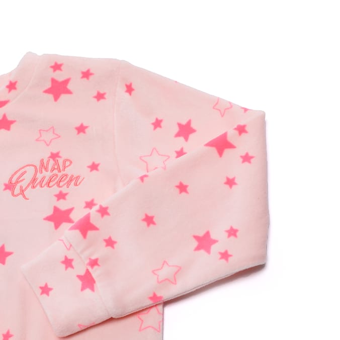 Jeff & Co By Jeff Banks Girls Fleece Star Pyjama Set