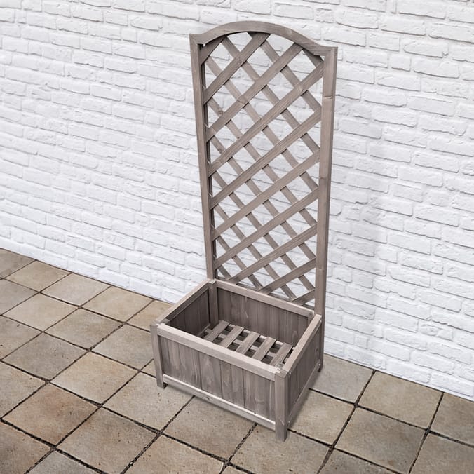 Jardin Wooden Planter With Lattice