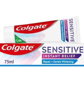 Colgate Sensitive Instant Relief Repair + Gentle Whitening Toothpaste 75ml