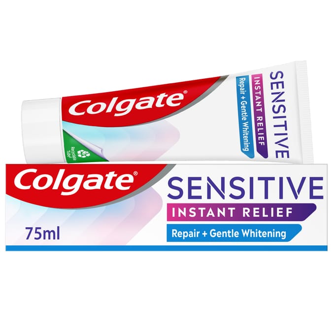 Colgate Sensitive Instant Relief Repair + Gentle Whitening Toothpaste 75ml