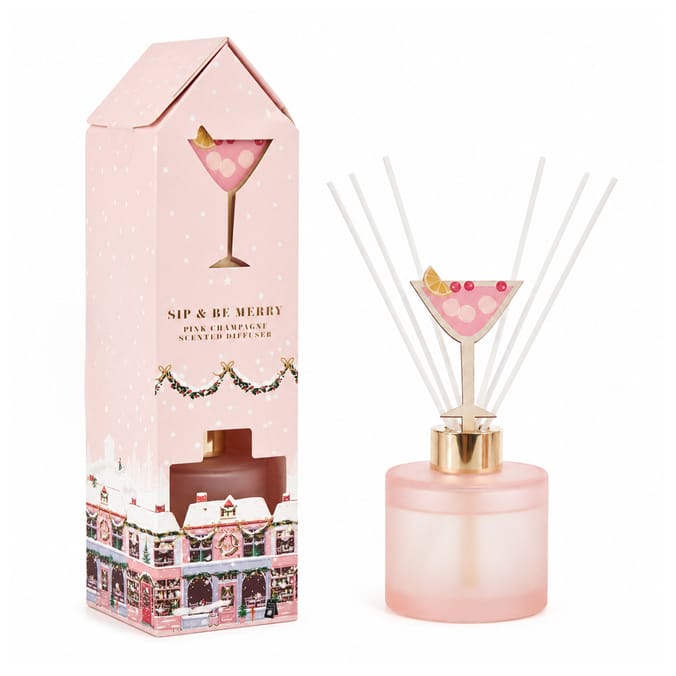 Candy Cane Lane Reed Diffuser 100ml - Sip & Be Merry 
