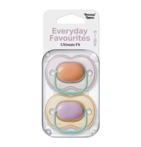 Tommee Tippee Everyday Favourites Ultimate Fits Soother 6-18 Months - Pink