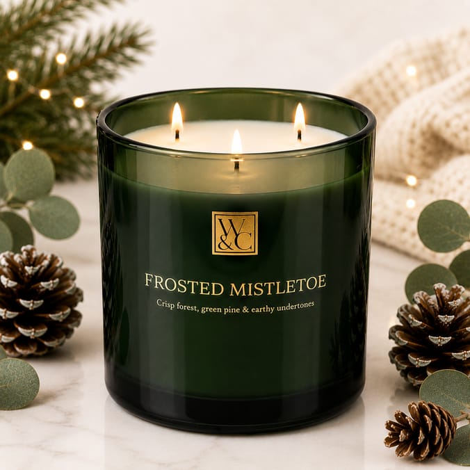  Wickford & Co Frosted Mistletoe Scented Candle 1.2kg 