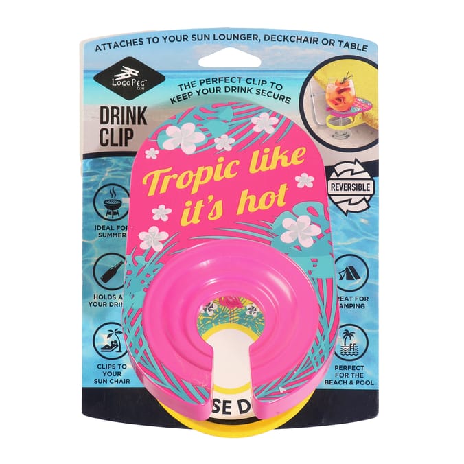 Logo Peg Drink Clip Holder