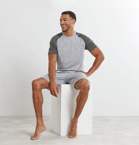 Originals Sleepwear Grey T-Shirt & Shorts Pyjama Set