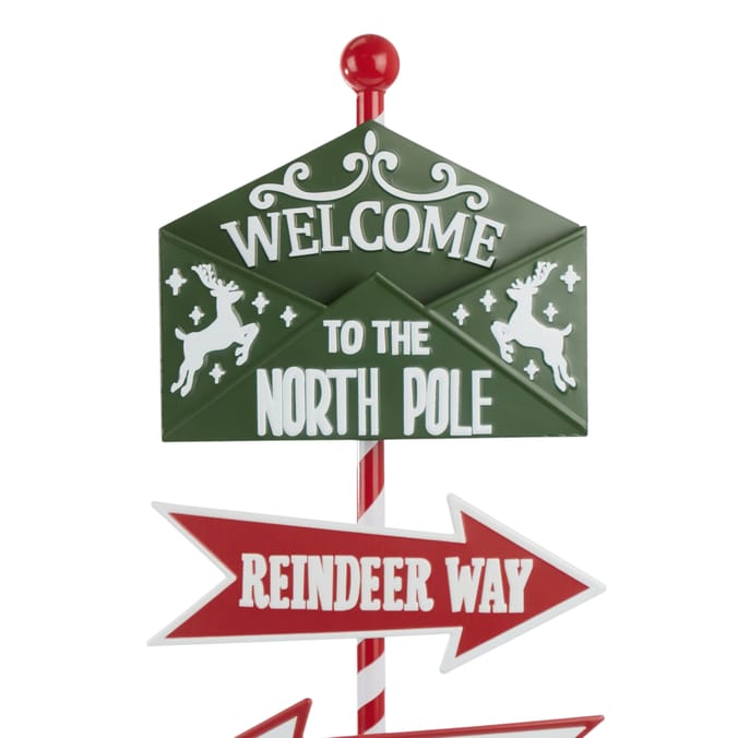 Festive Feeling North Pole Sign