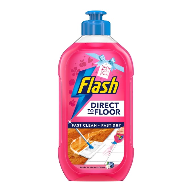Flash Direct To Floor All Purpose Floor Cleaner 800ml - Berry & Cherry Blossom