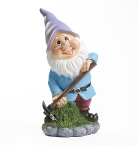  Jardin Decorative Resin Gnome - Purple Hat