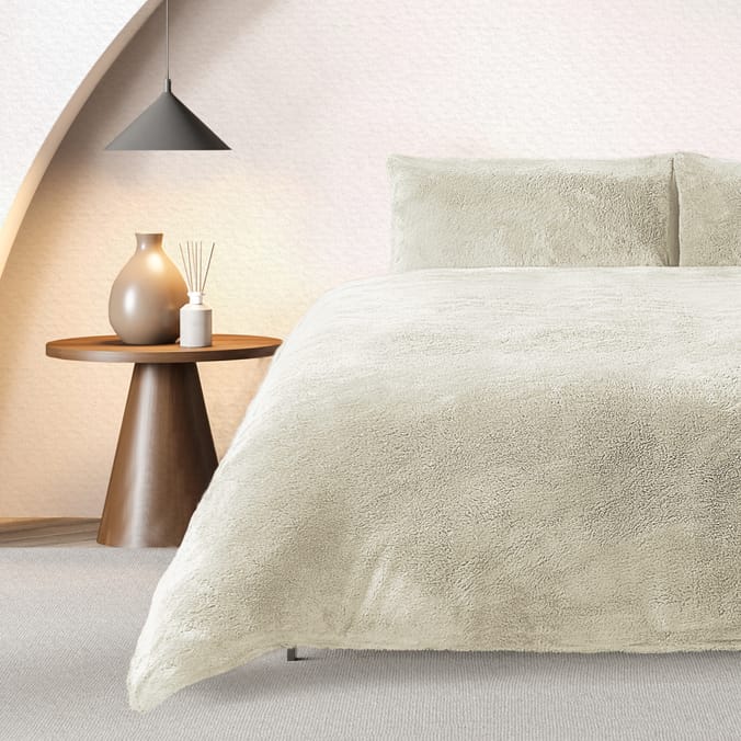 The Winter Warmer Collection Teddy Single Duvet Set