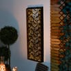 Firefly 55 LED Metal Wall Art Solar Light 100x 40cm - Extra Large