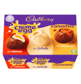 Cadbury Mixed Creme Egg Chocolate Box 5 Pack 200g