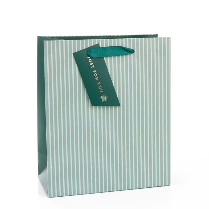Green Stripe Gift Bag