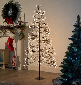 Prestige Mains Operated LED Light-Up Berry Tree 1.5m