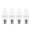 Pifco LED BC/B22 Candle Bulbs 4 Pack - Warm White