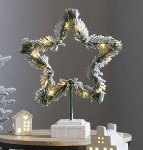 Nordic Spirit 20 LEDs Flocked Star