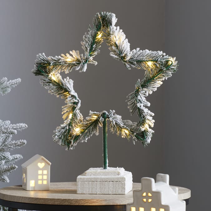 Nordic Spirit 20 LEDs Flocked Star