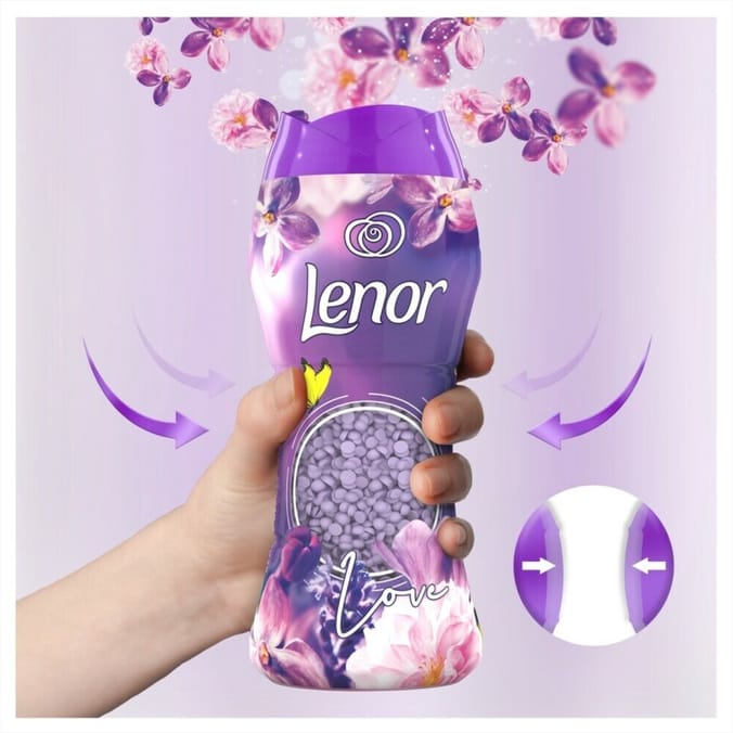 LENOR Unstoppables in-Wash Laundry Scent Booster Beads, 42 Washes (570 g),  Fresh Scent