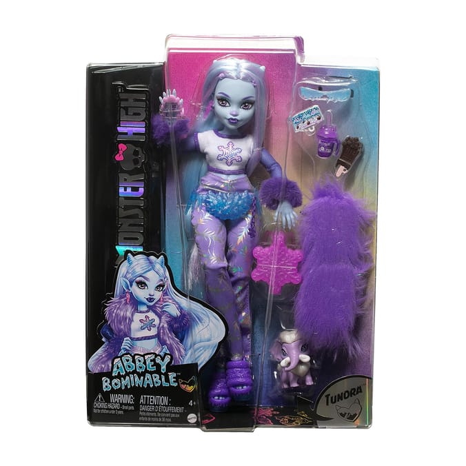 Monster High Doll with Pet & Accessories - Abbey Bominable