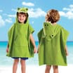 Hello Summer Hooded Poncho - Crocodile