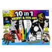 10 in 1 Velvet and Foil Art Kit Assorted