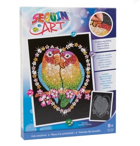 Sequin Art - Parrots