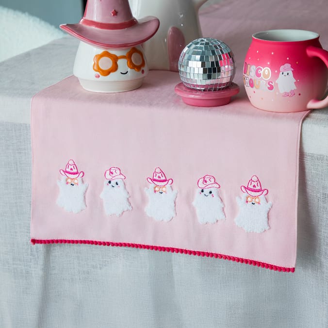 Spooky Disco Table Runner 1.8m - Gloria the Ghost