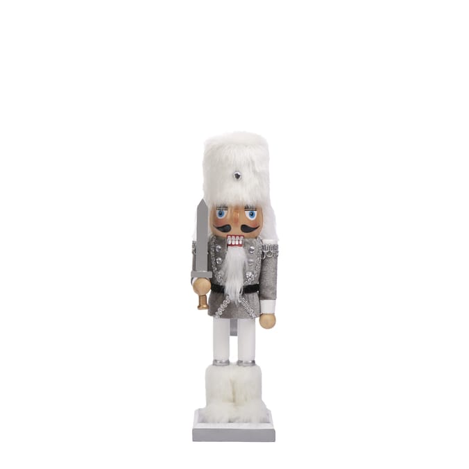 Festive Feeling Wooden Christmas Nutcracker 25cm
