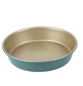 Prestige Nadiya Teal Round Carbon Steel Non-Stick Bakeware Cake Tin 9"