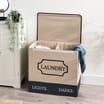 Utility Foldable Double Laundry Basket