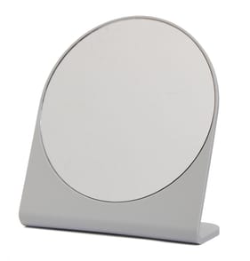 Bath Round Mirror - Grey