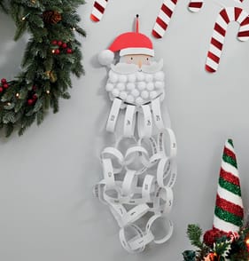Sleigh Bells Make Your Own Paper Chain Countdown